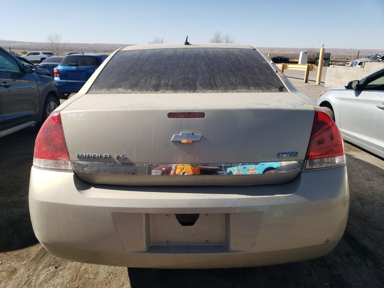 2009 Chevrolet Impala VIN 2G1WB57K891161683 Copart auction photo, vandalism / side damage thumbnail 6