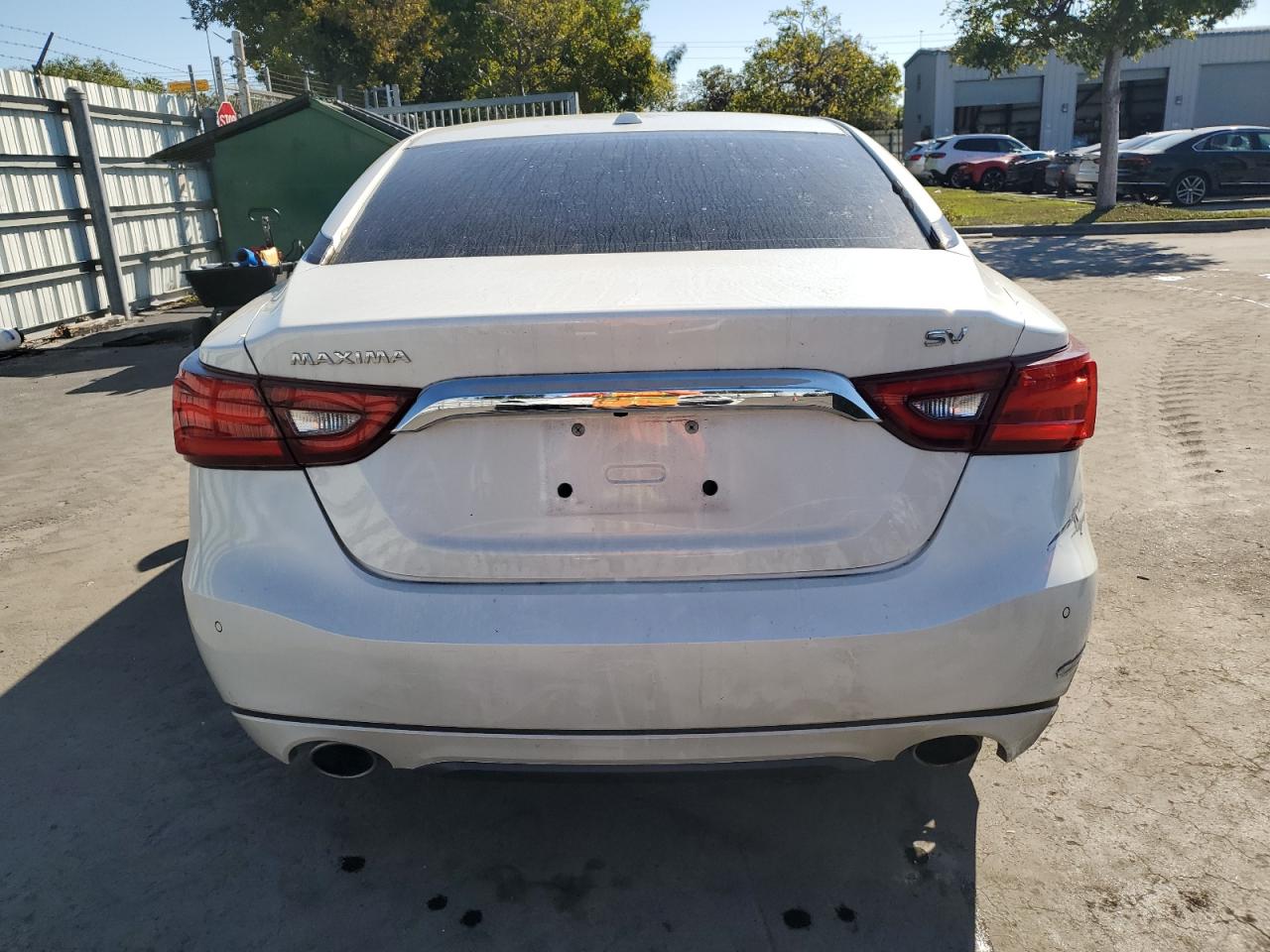 2018 Nissan Maxima VIN 1N4AA6AP6JC410159 Copart auction photo, front end / rear end damage thumbnail 6