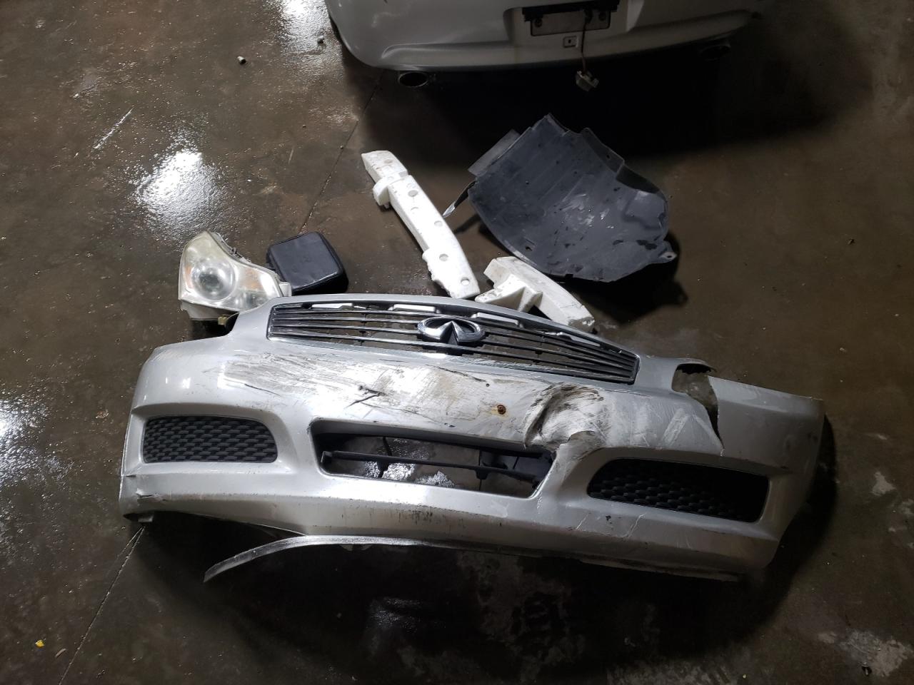 2007 Infiniti G VIN JNKBV61F87M822112 Copart auction photo, front end damage thumbnail 12