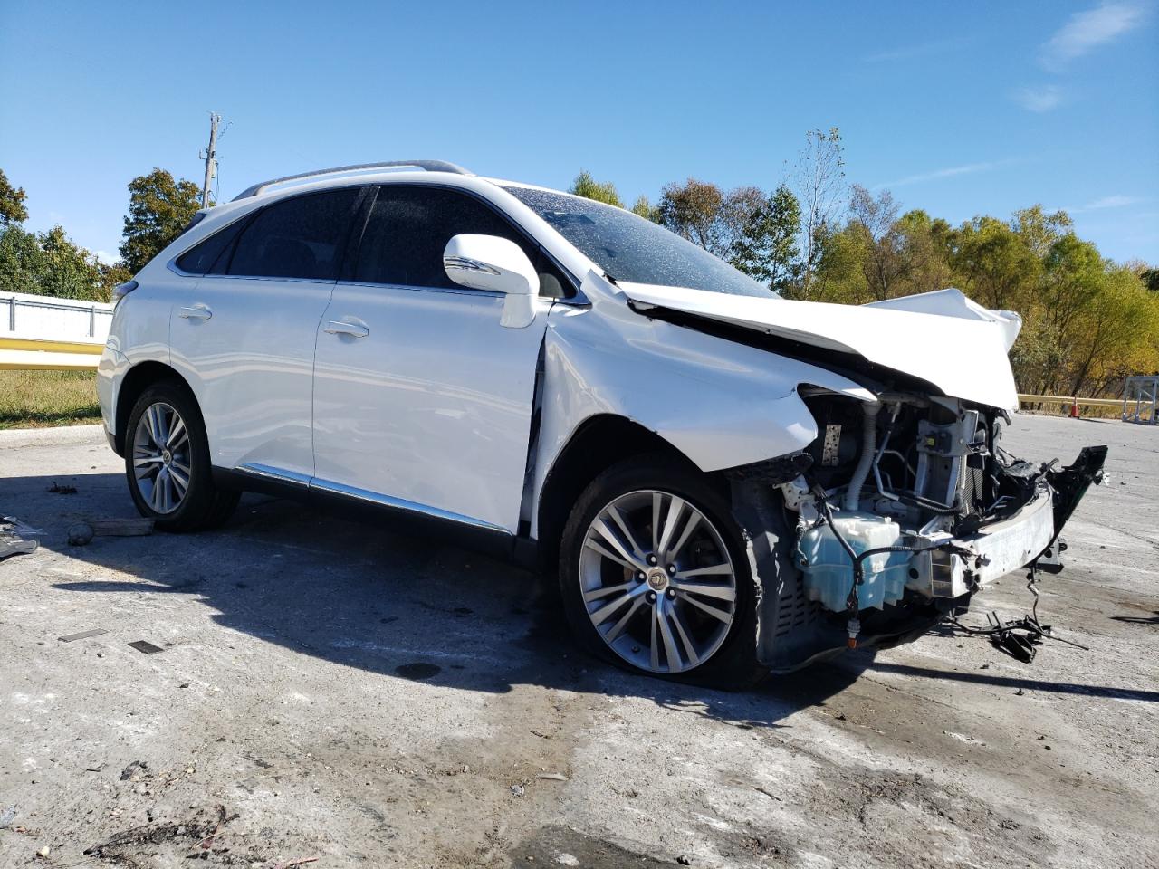 2015 Lexus RX VIN 2T2BK1BA3FC290520 Copart auction photo, front end damage thumbnail 4