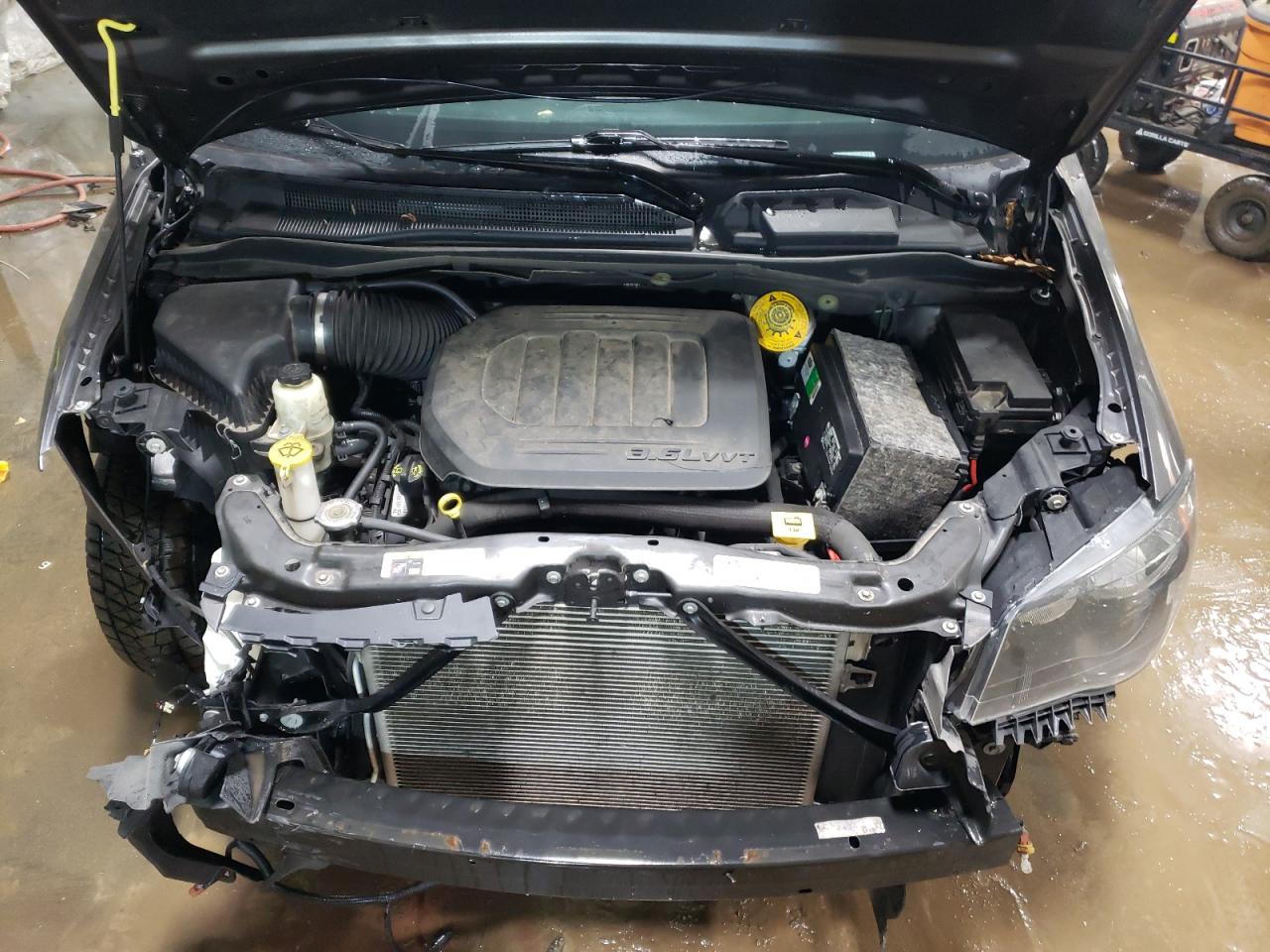2019 Dodge Caravan VIN 2C4RDGEG0KR641023 Copart auction photo, front end / side damage thumbnail 12