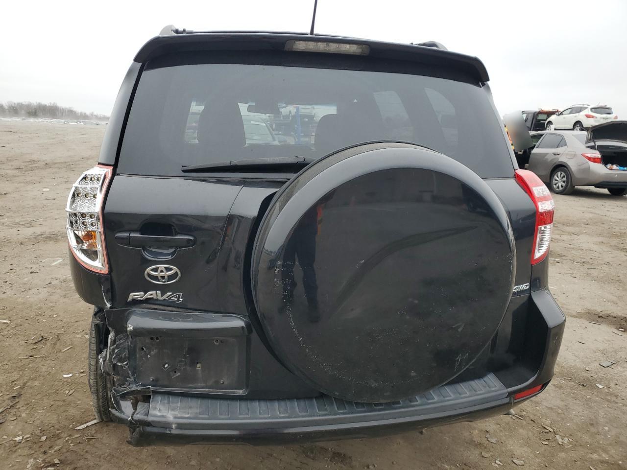 2012 Toyota RAV 4 VIN 2T3BF4DV8CW245360 Copart auction photo, rear end / side damage thumbnail 6