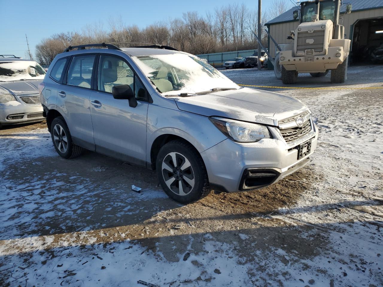 2017 Subaru Forester VIN JF2SJABC3HH595671 Copart auction photo, all over damage thumbnail 4