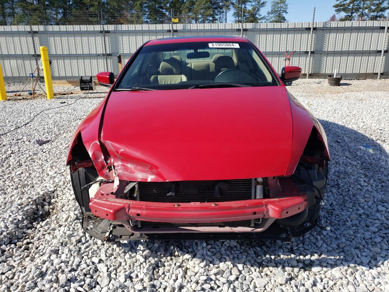 2007 Honda Accord VIN 1HGCM72607A018869 Copart auction photo, front end damage thumbnail 5