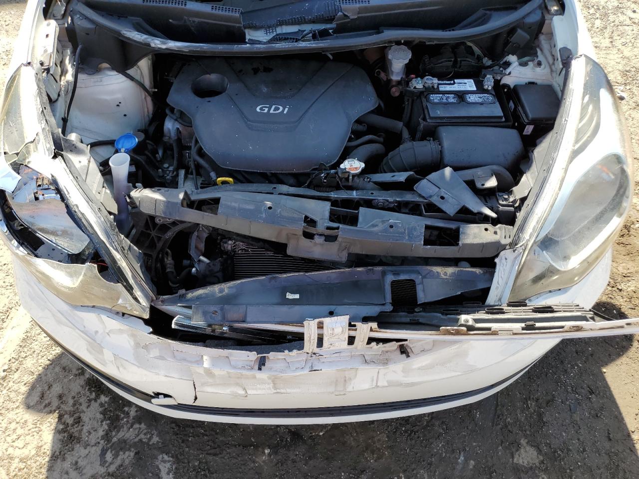 2014 KIA Rio VIN KNADM4A31E6398729 Copart auction photo, front end / rear end damage thumbnail 11