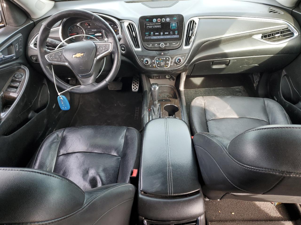 2017 Chevrolet Malibu VIN 1G1ZH5SX9HF197338 Copart auction photo, side / front end damage thumbnail 8