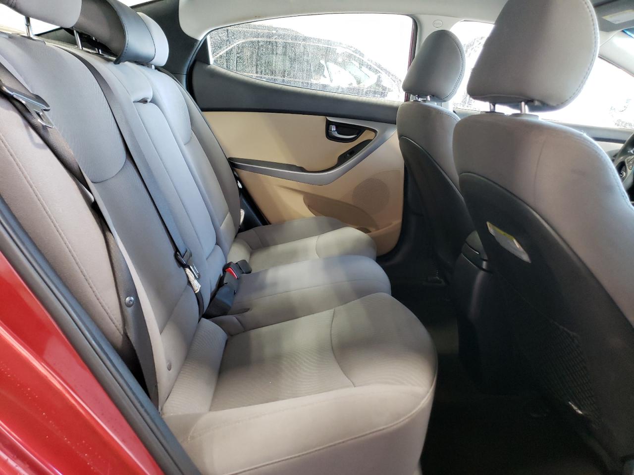 2016 Hyundai Elantra VIN 5NPDH4AE4GH660776 Copart auction photo, rear end / side damage thumbnail 10
