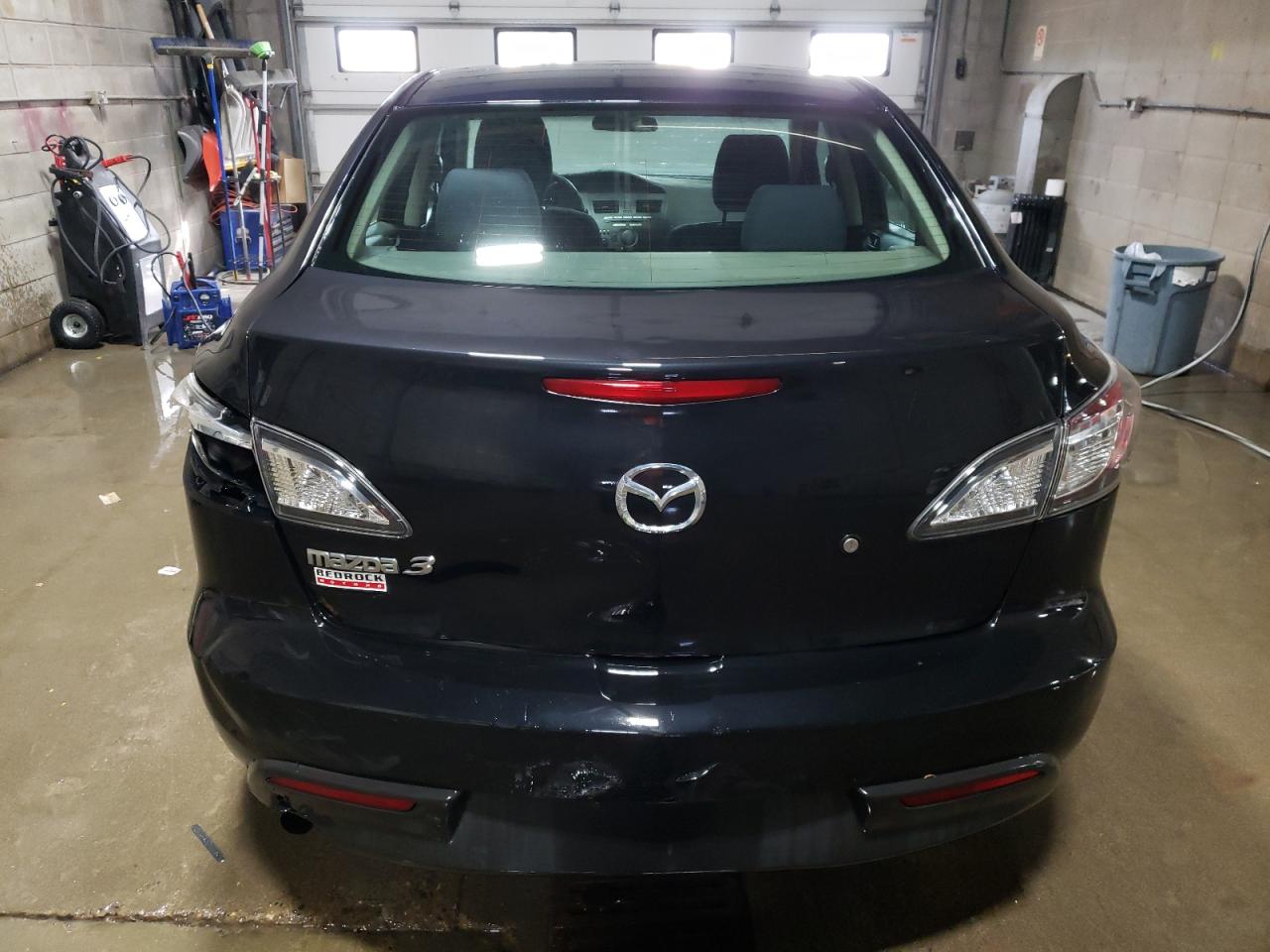 2011 Mazda 3 VIN JM1BL1UG4B1490064 Copart auction photo, rear end / side damage thumbnail 6