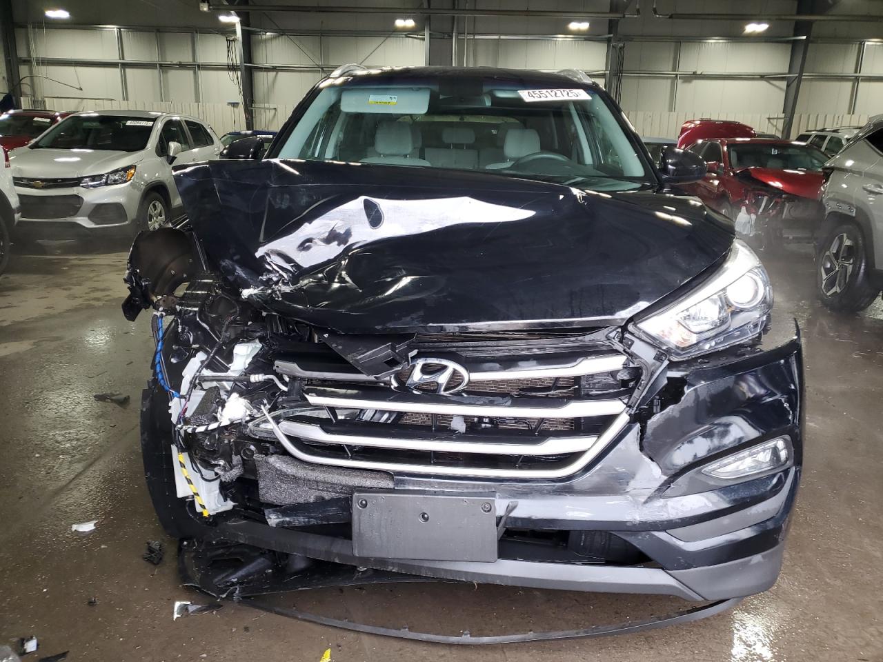 2017 Hyundai Tucson VIN KM8J3CA42HU265811 Copart auction photo, front end damage thumbnail 5