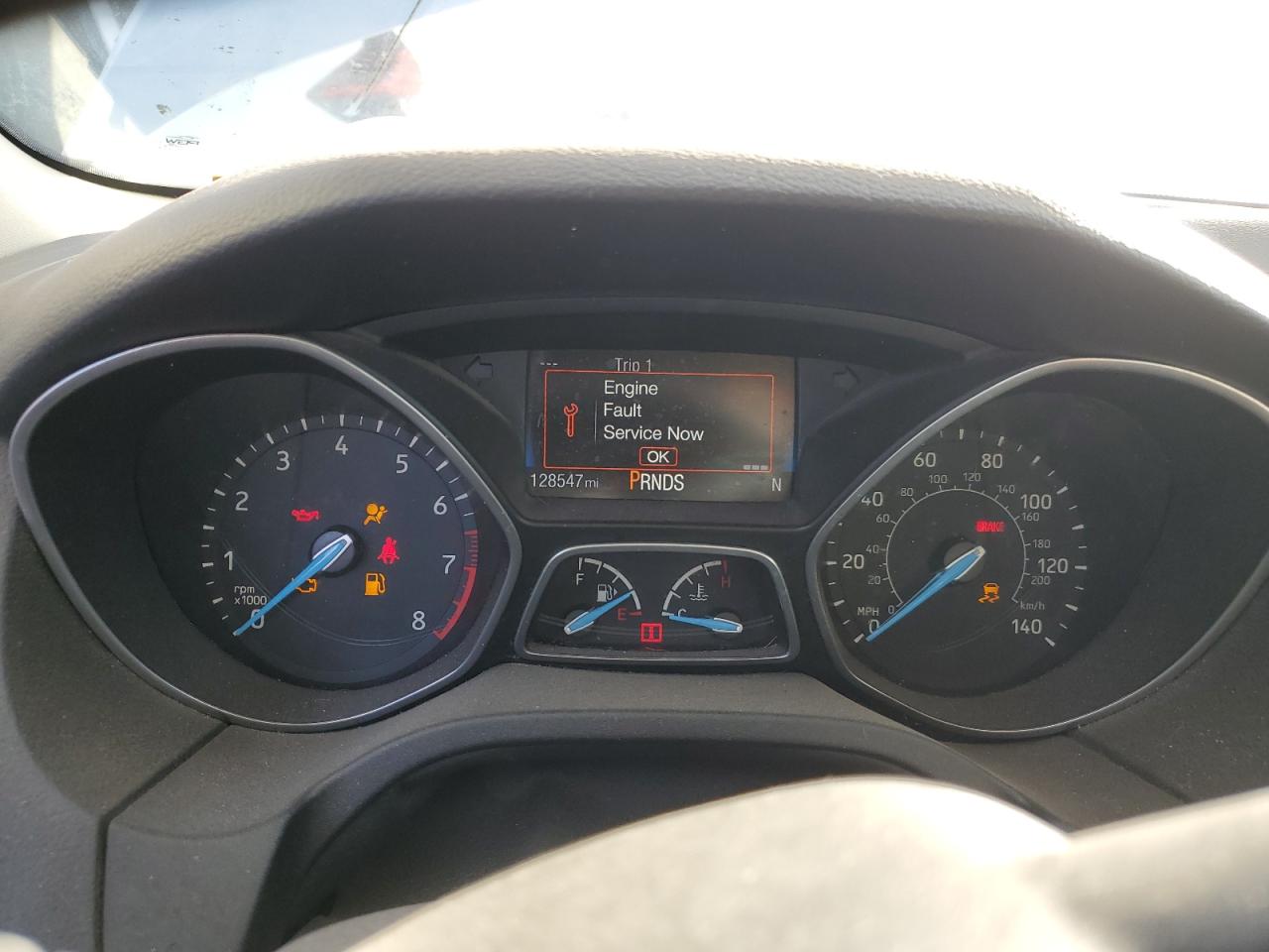2017 Ford Focus VIN 1FADP3N20HL268233 Copart auction photo, all over damage thumbnail 9