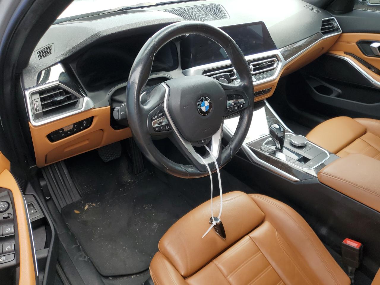 2019 BMW 3er VIN WBA5R1C53KAK12376 Copart auction photo, water/flood damage thumbnail 8