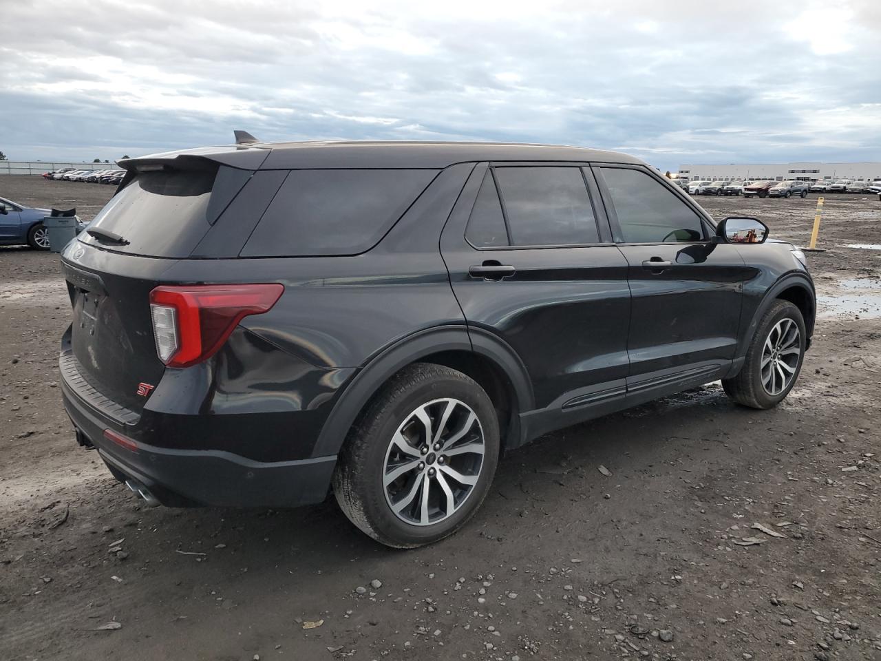 2021 Ford Explorer VIN 1FM5K8GC7MGA53107 Copart auction photo, front end / side damage thumbnail 3