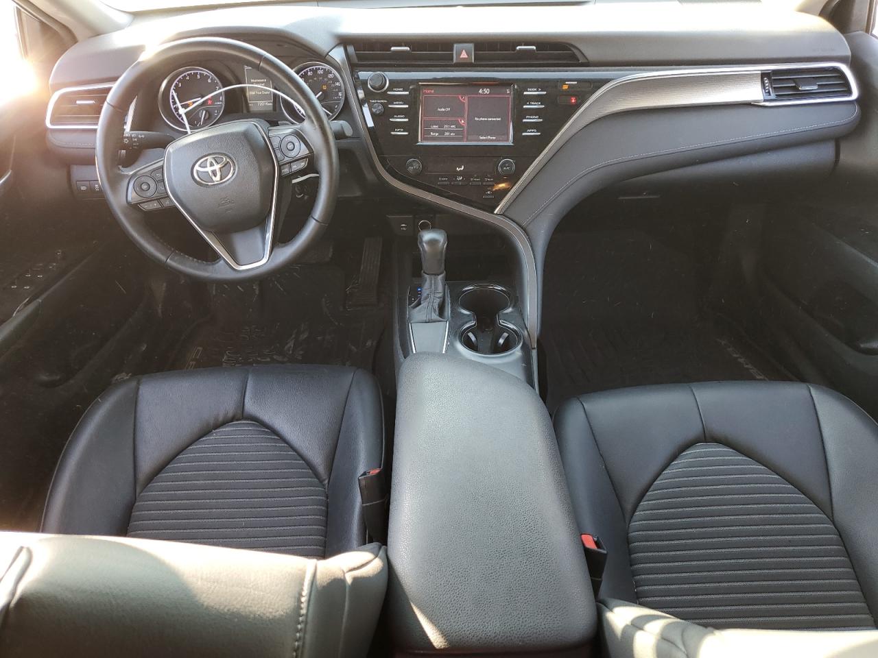 2018 Toyota Camry VIN 4T1B11HK0JU659669 Copart auction photo, rear end / side damage thumbnail 8