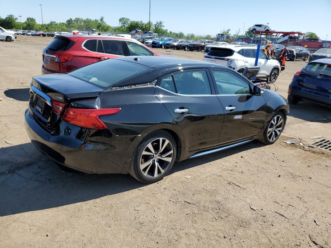 2017 Nissan Maxima VIN 1N4AA6AP8HC405684 Copart auction photo, all over damage thumbnail 3