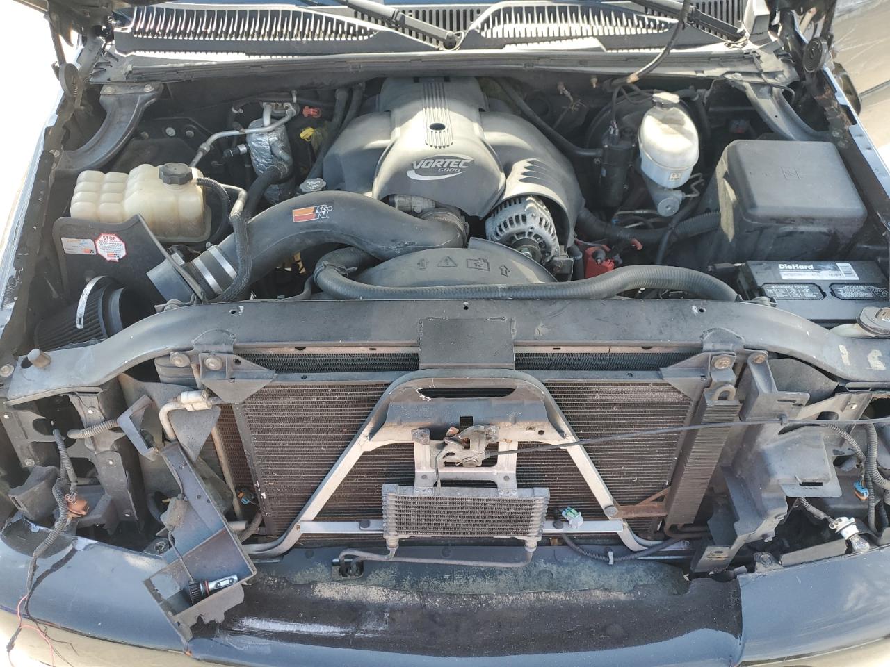 2004 Chevrolet Silverado VIN 2GCEK19N341142065 Copart auction photo, rollover damage thumbnail 11