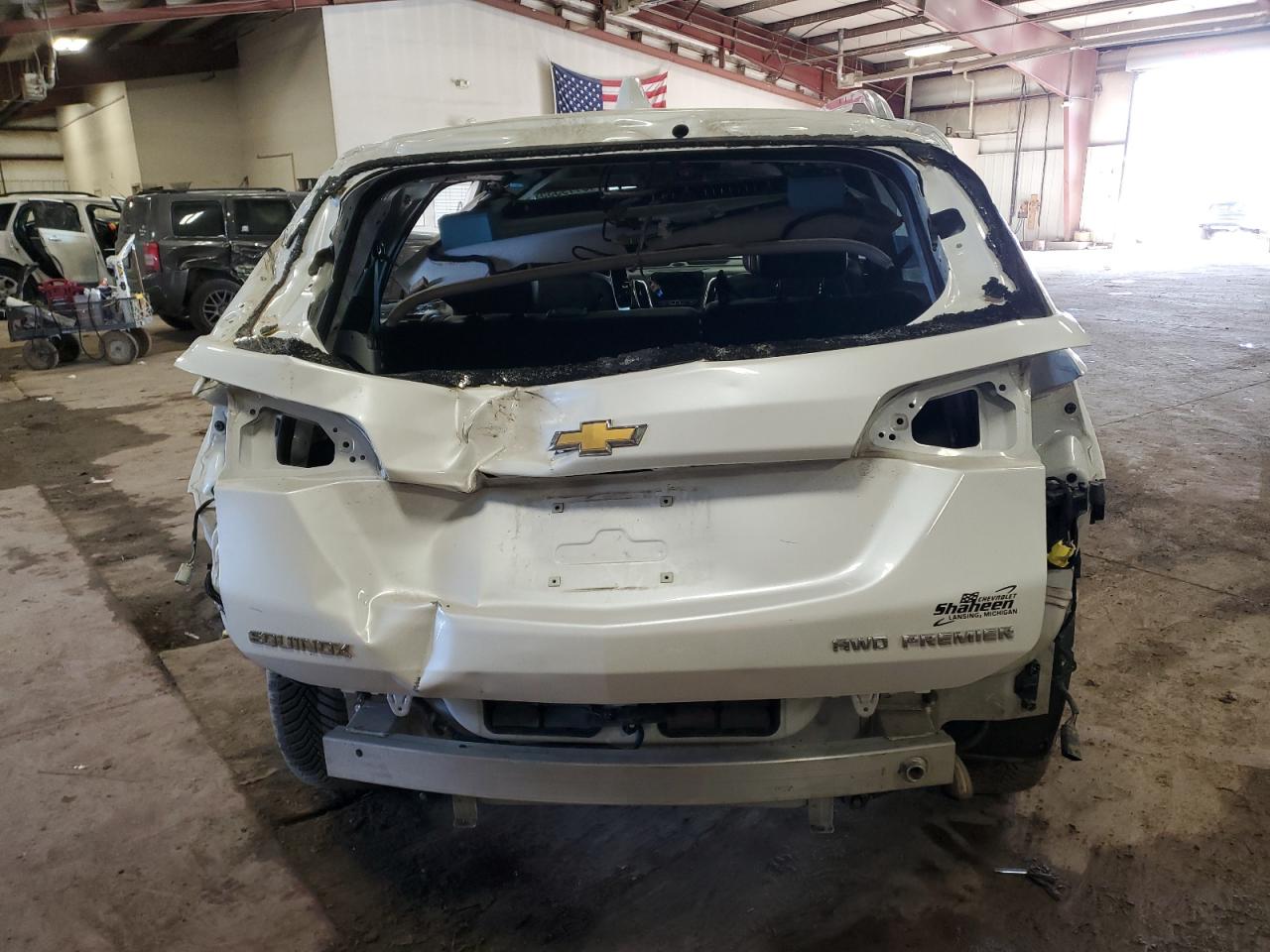 2022 Chevrolet Equinox VIN 3GNAXXEV5NS117688 Copart auction photo, rear end / side damage thumbnail 6