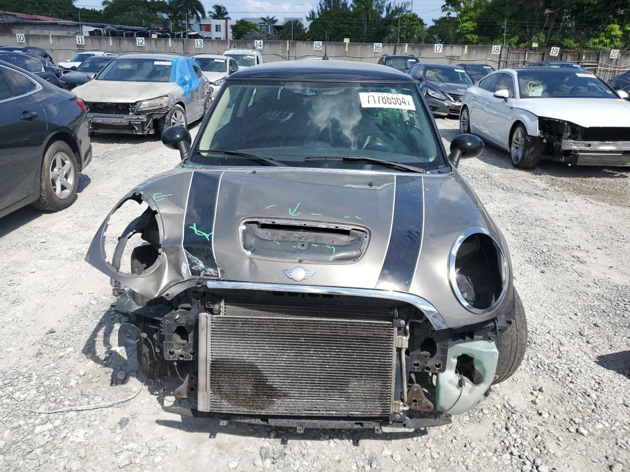 2013 MINI Cooper VIN WMWSU3C55DT691131 Copart auction photo, front end damage thumbnail 5