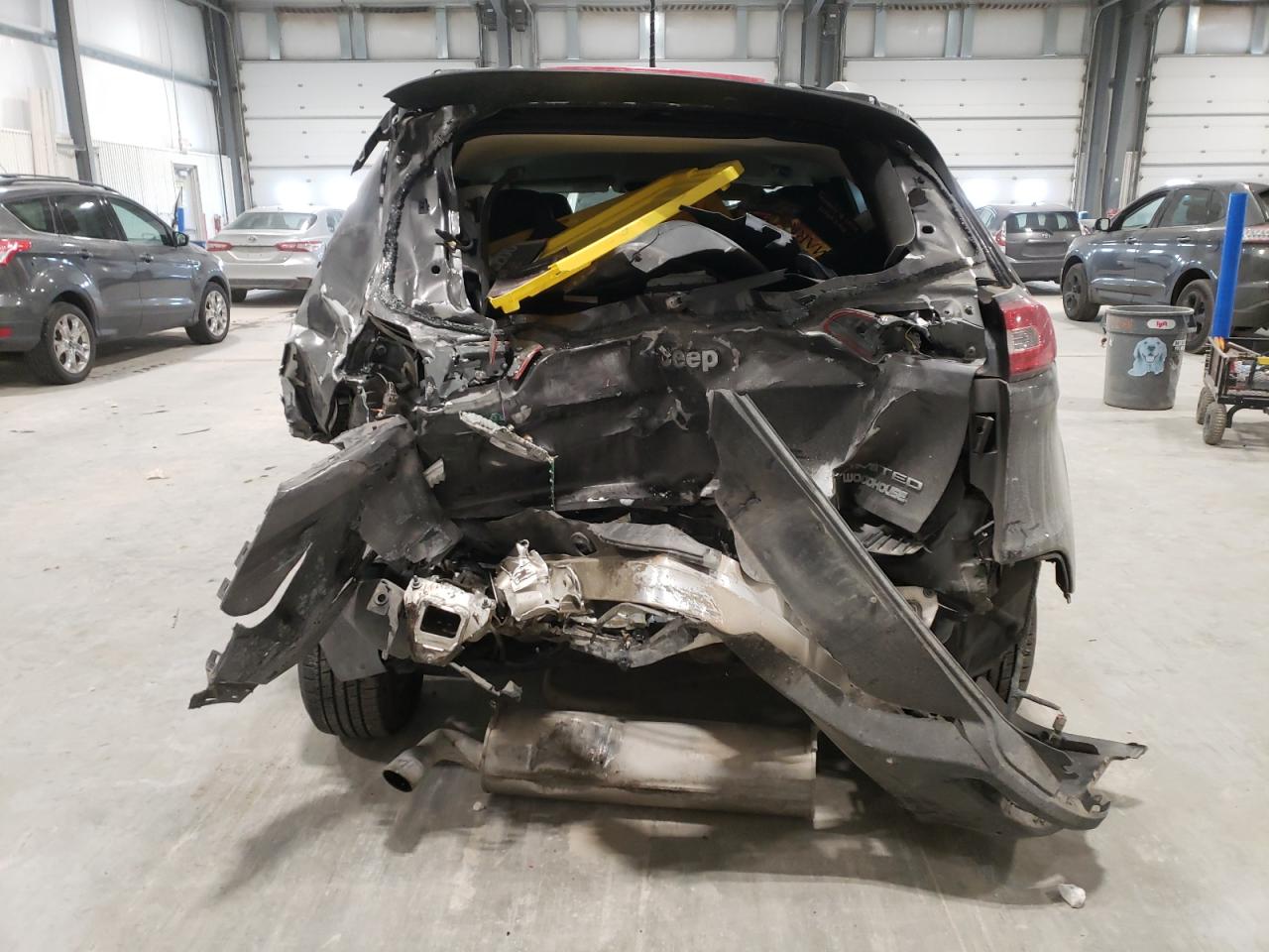 2018 Jeep Grand Cherokee VIN 1C4PJMDB7JD501427 Copart auction photo, rear end / hail damage thumbnail 6
