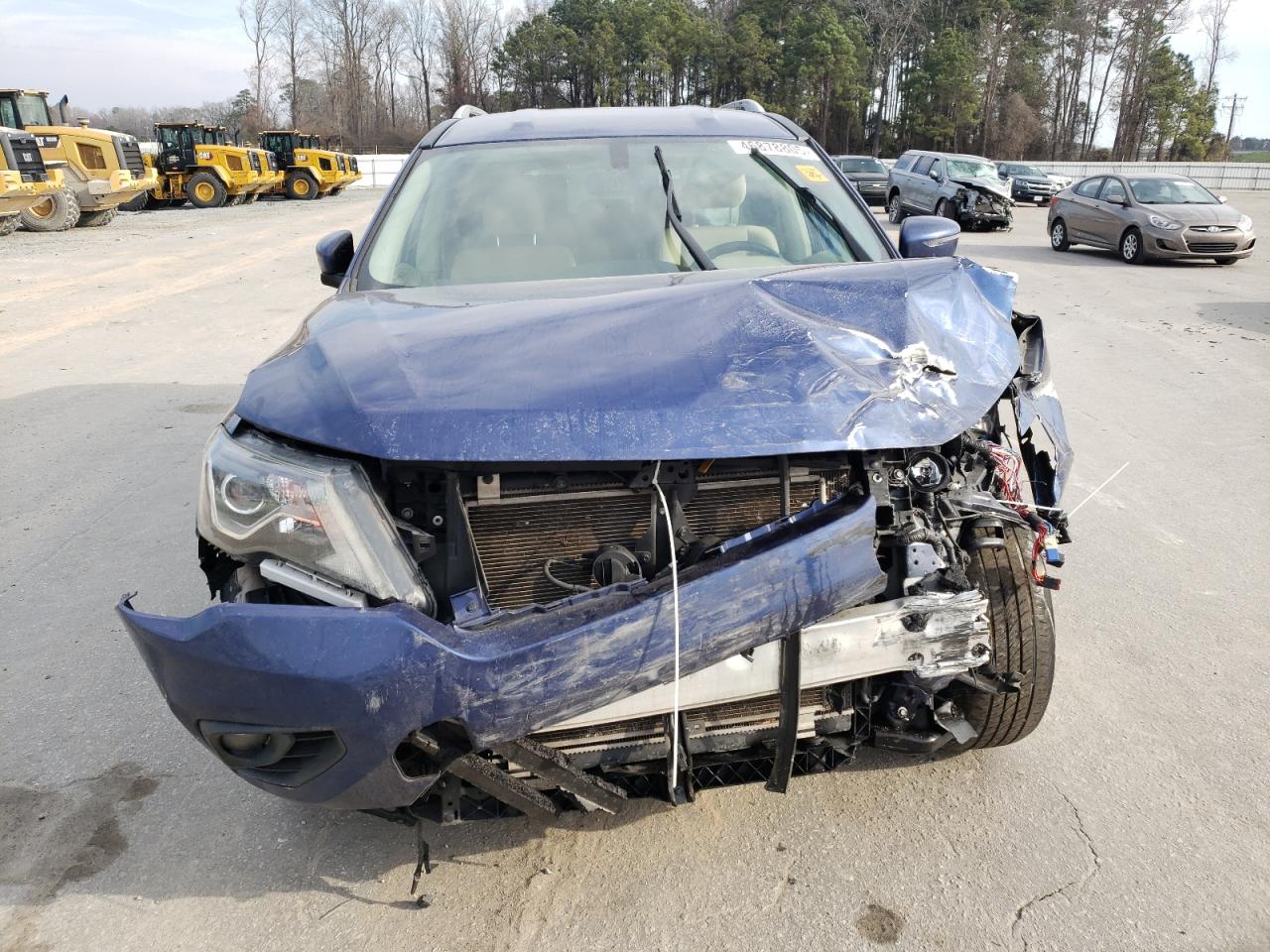 2020 Nissan Pathfinder VIN 5N1DR2BM0LC612202 Copart auction photo, front end damage thumbnail 5