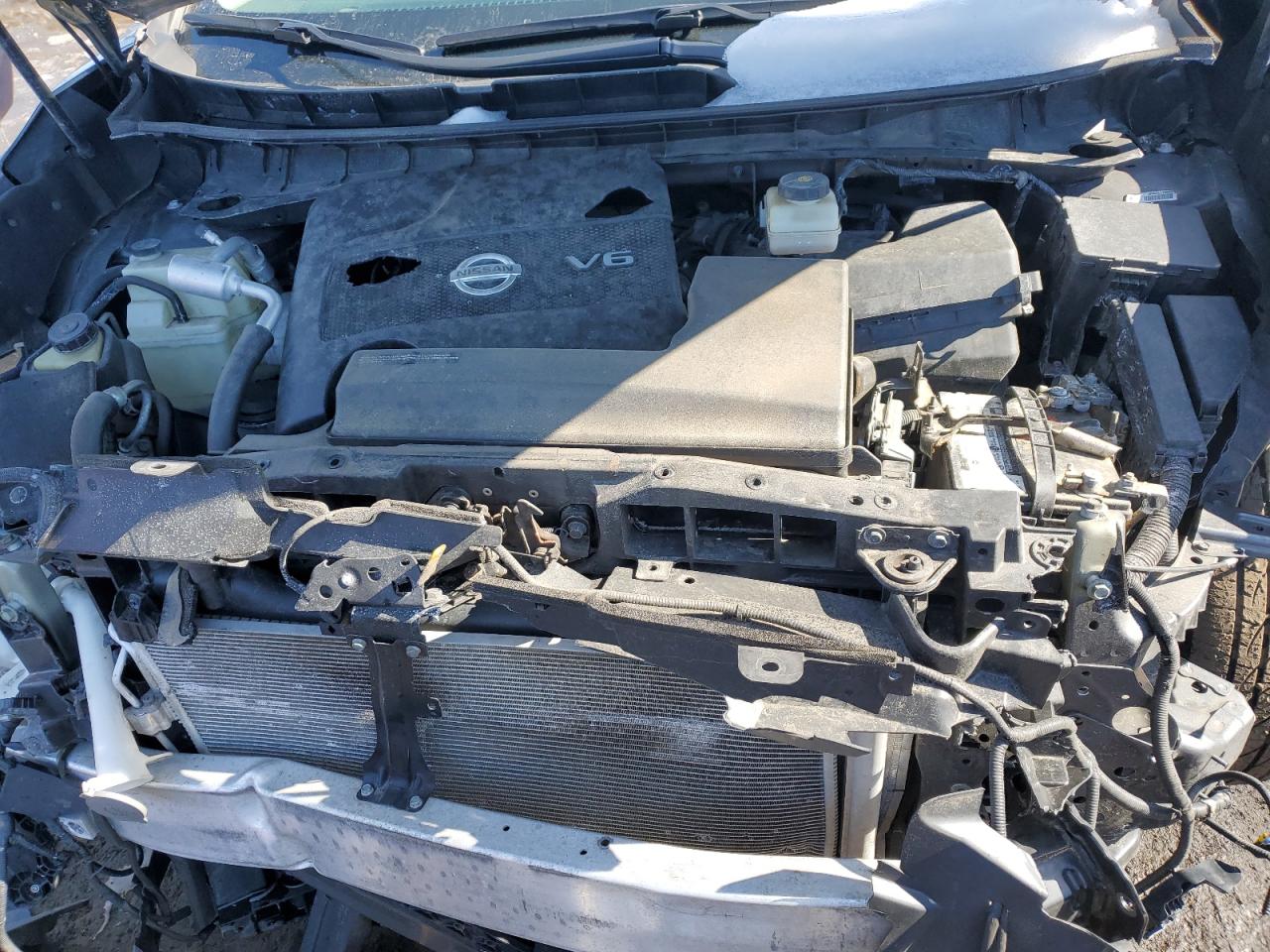 2017 Nissan Murano VIN 5N1AZ2MH3HN189789 Copart auction photo, front end / side damage thumbnail 11