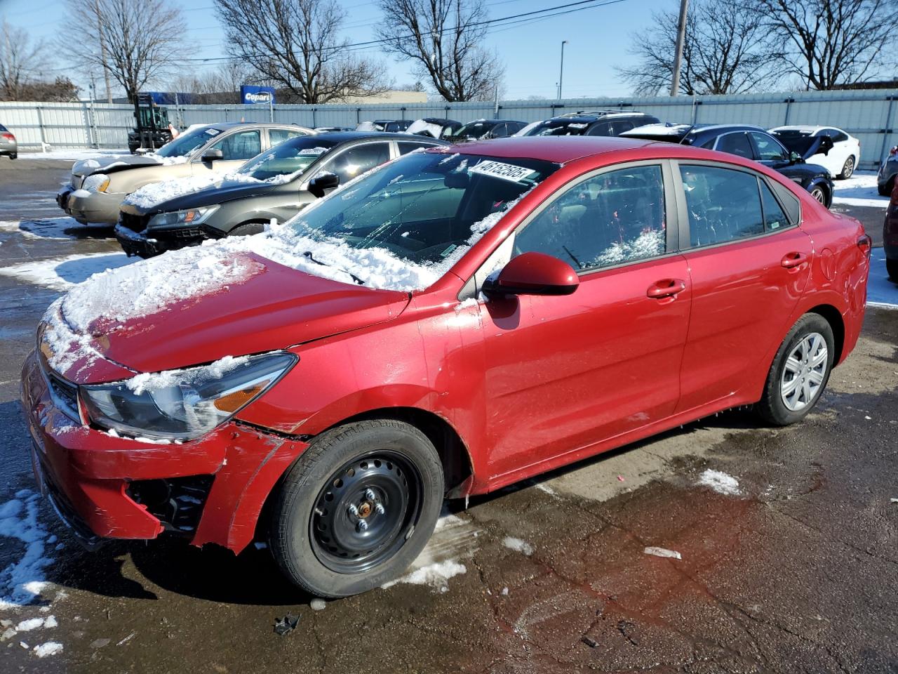 2022 KIA Rio VIN 3KPA24AD8NE433474