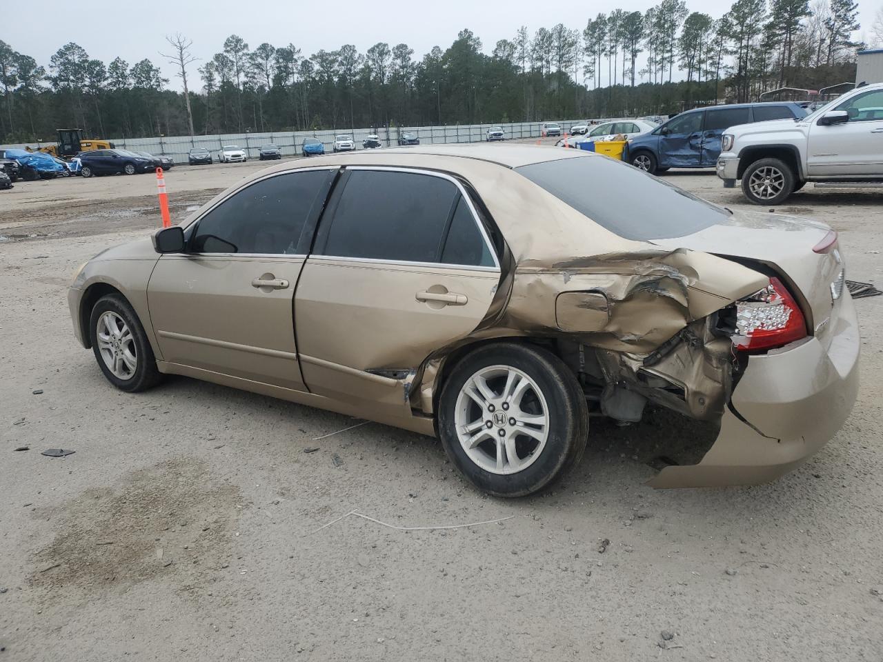 2006 Honda Accord VIN 1HGCM56776A121972 Copart auction photo, all over damage thumbnail 2