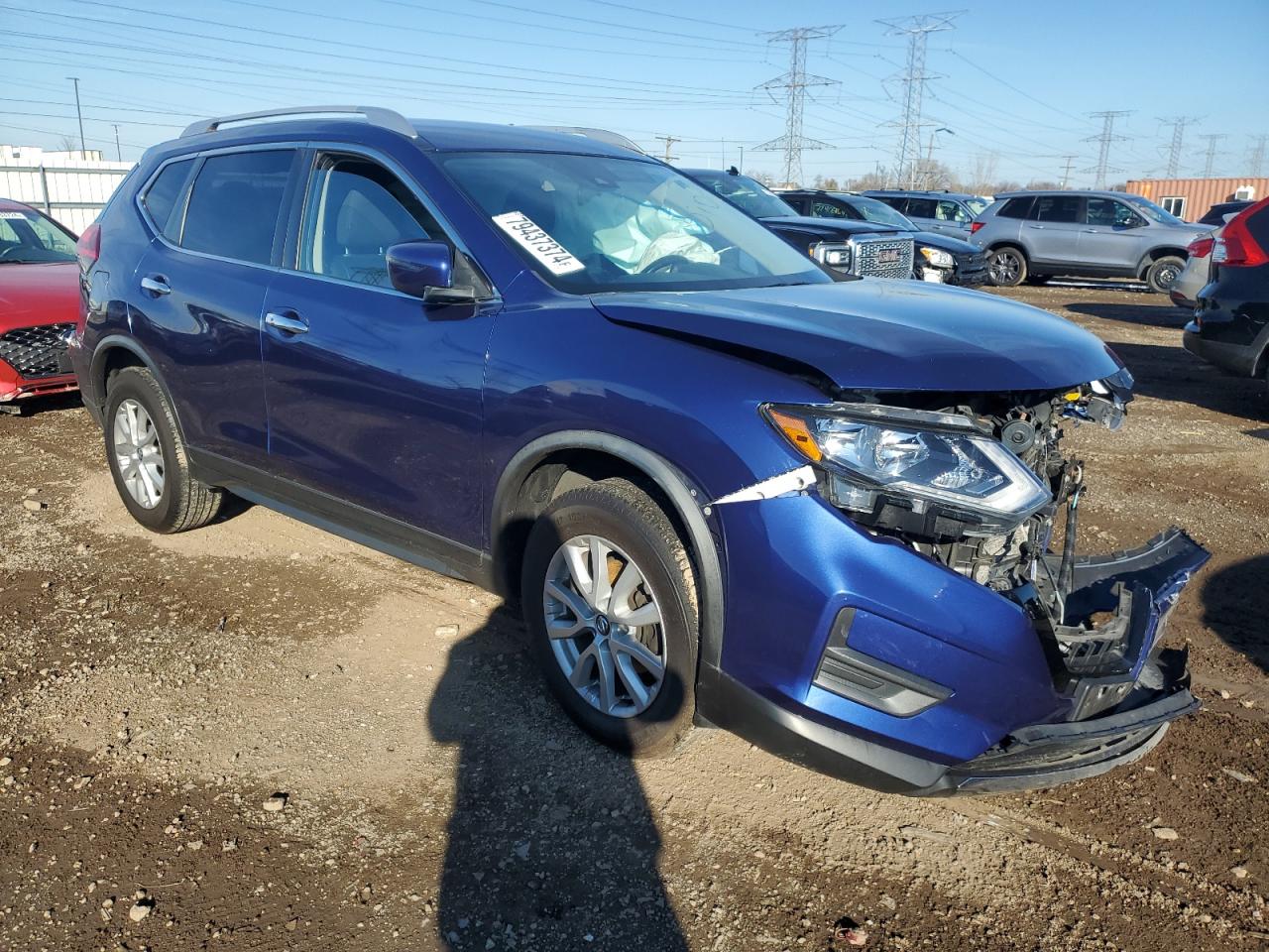 2020 Nissan Rogue VIN JN8AT2MV7LW104326 Copart auction photo, front end damage thumbnail 4