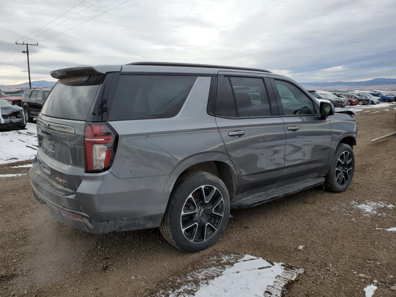 2021 Chevrolet Tahoe VIN 1GNSKRKD9MR336603 Copart auction photo, front end / minor dent/scratches damage thumbnail 3