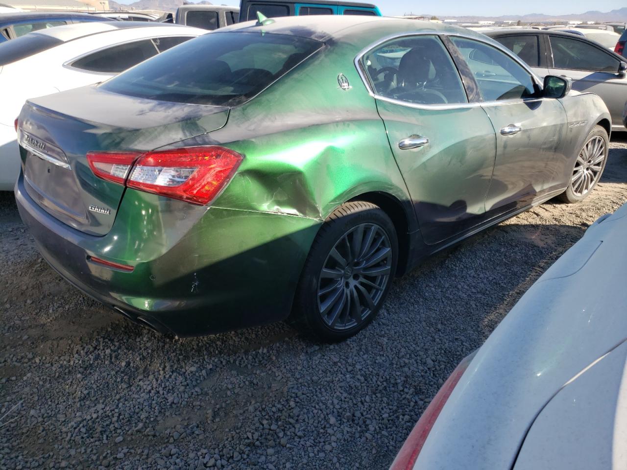2020 Maserati Ghibli VIN ZAM57XSA6L1344460 Copart auction photo, side / rear end damage thumbnail 3