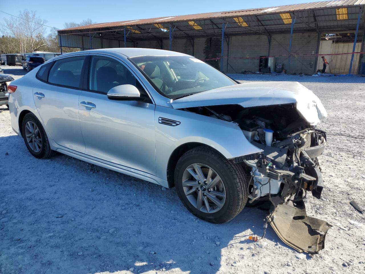 2020 KIA Optima VIN 5XXGT4L3XLG388070 Copart auction photo, front end / side damage thumbnail 4