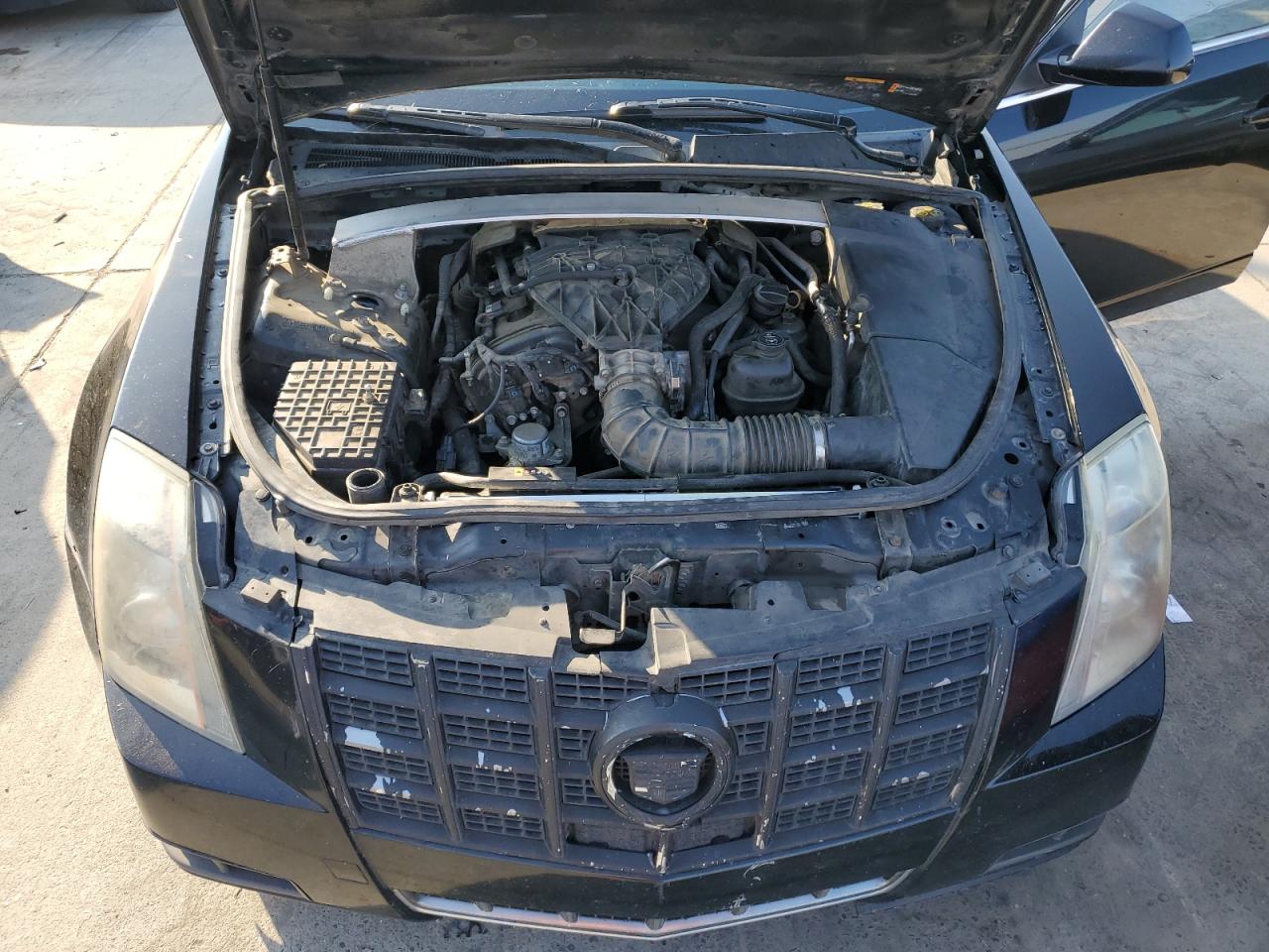 2012 Cadillac CTS VIN 1G6DG5E5XC0130017 Copart auction photo, front end / side damage thumbnail 11