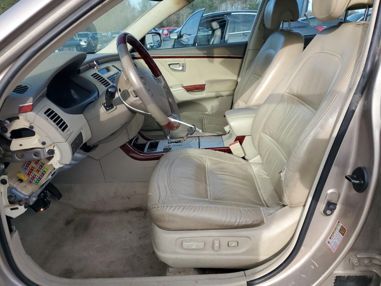 2006 Hyundai Azera VIN KMHFC46F86A109521 Copart auction photo, all over damage thumbnail 7