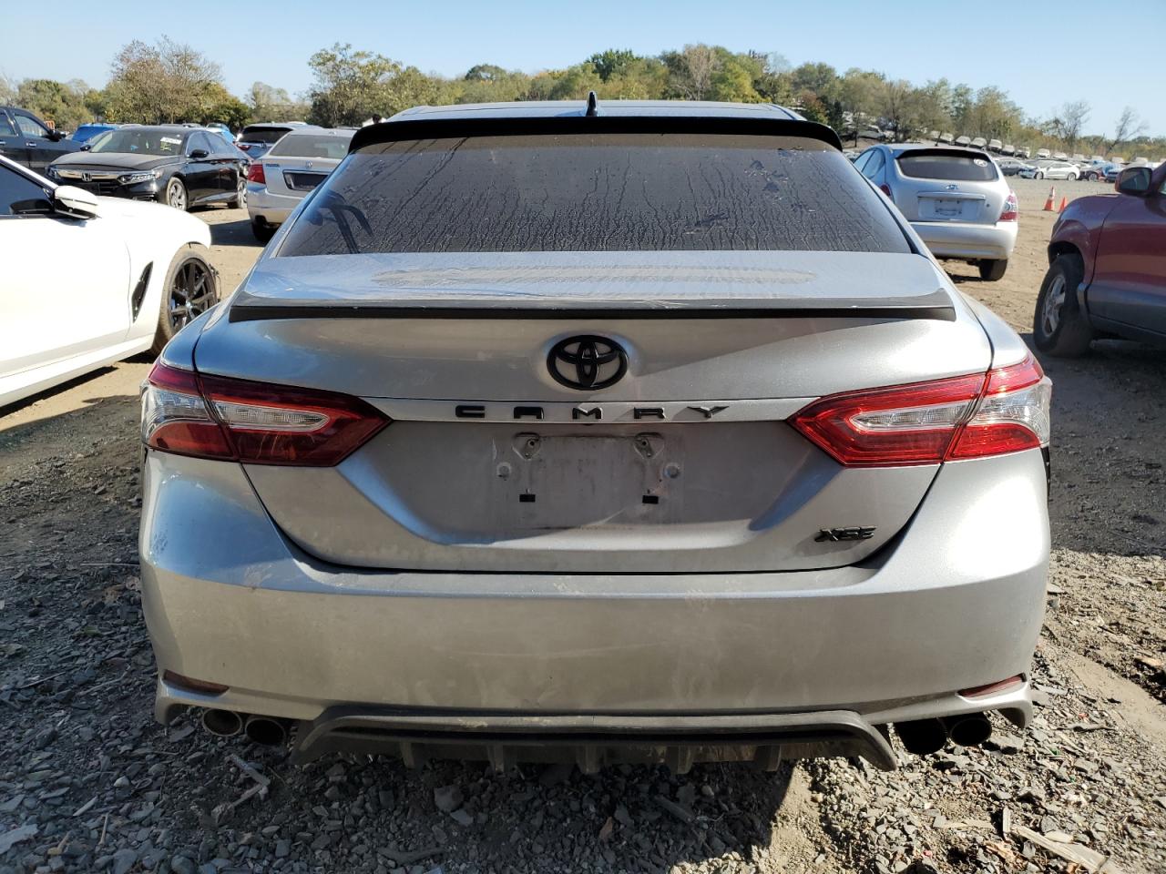 2019 Toyota Camry VIN 4T1B61HK5KU807592 Copart auction photo, rear end damage thumbnail 6