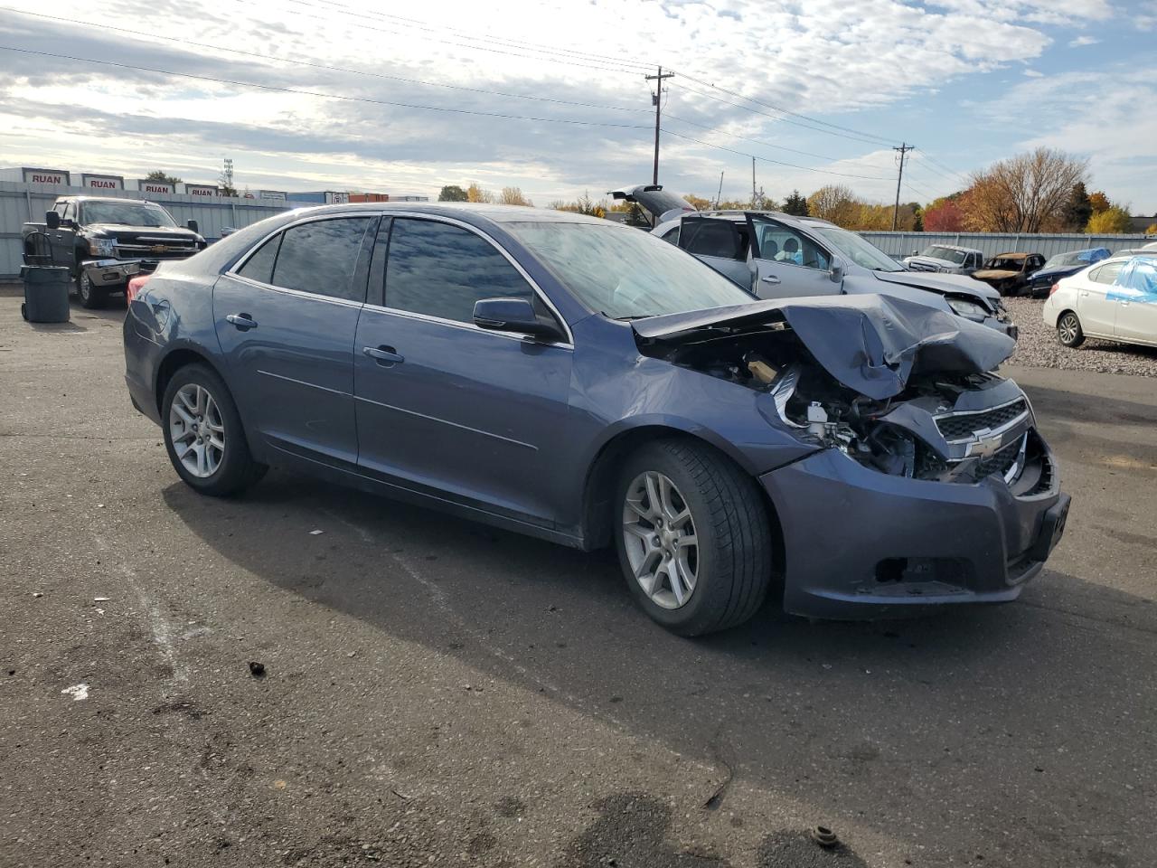 2013 Chevrolet Malibu VIN 1G11C5SA0DF325306 Copart auction photo, front end damage thumbnail 4