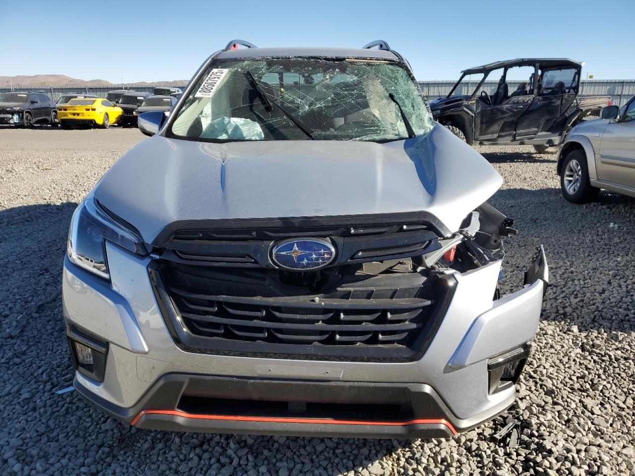 2024 Subaru Forester VIN JF2SKAGC5RH438828 Copart auction photo, side / front end damage thumbnail 5