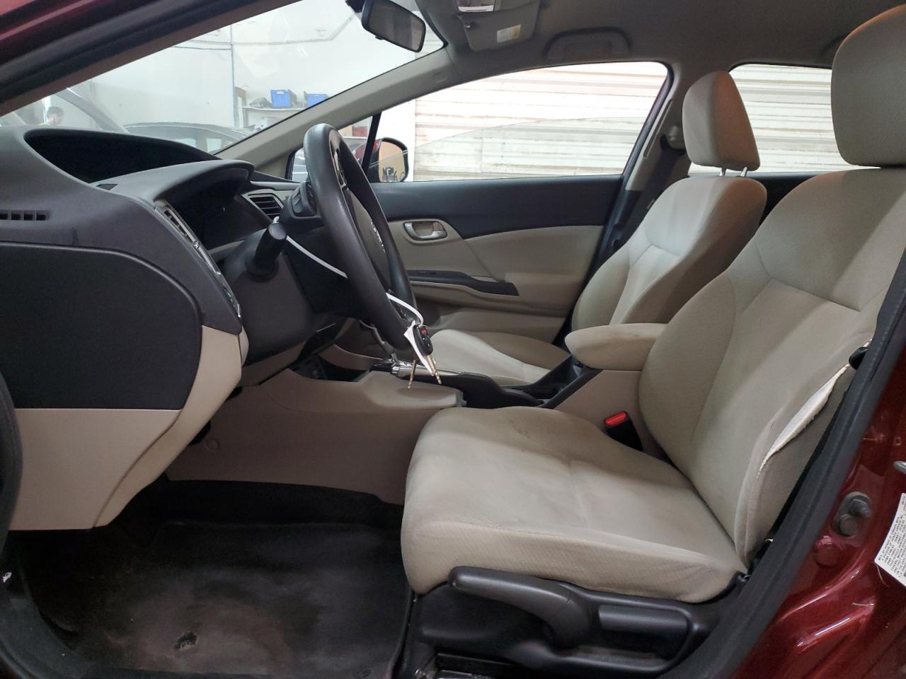 2013 Honda Civic VIN 2HGFB2F58DH571385 Copart auction photo, front end damage thumbnail 7