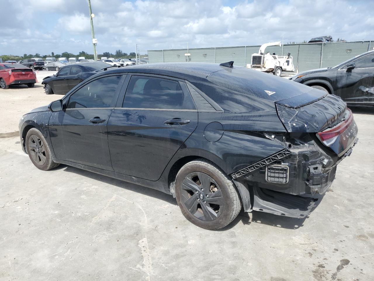 2021 Hyundai Elantra VIN 5NPLM4AG3MH027917 Copart auction photo, rear end damage thumbnail 2