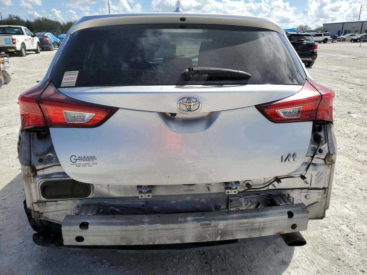 2018 Toyota Corolla VIN JTNKARJE7JJ571173 Copart auction photo, rear end / side damage thumbnail 6