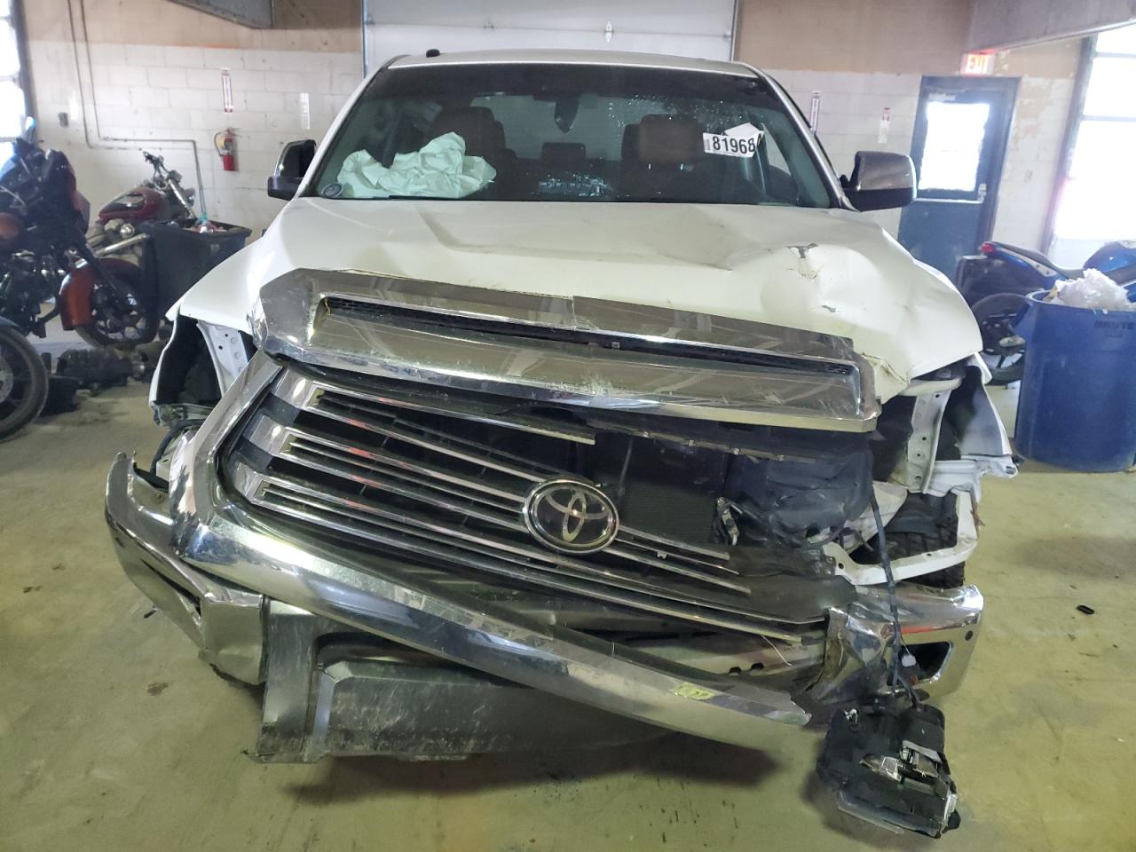 2019 Toyota Tundra VIN 5TFAY5F15KX798239 Copart auction photo, front end / side damage thumbnail 5