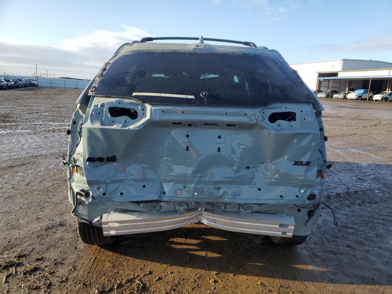 2022 Toyota RAV 4 VIN 2T3C1RFV9NW238367 Copart auction photo, rear end / undercarriage damage thumbnail 6