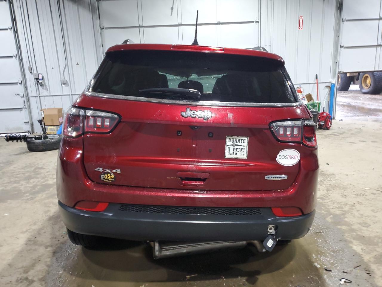 2022 Jeep Compass VIN 3C4NJDBB4NT153516 Copart auction photo, all over / front end damage thumbnail 6