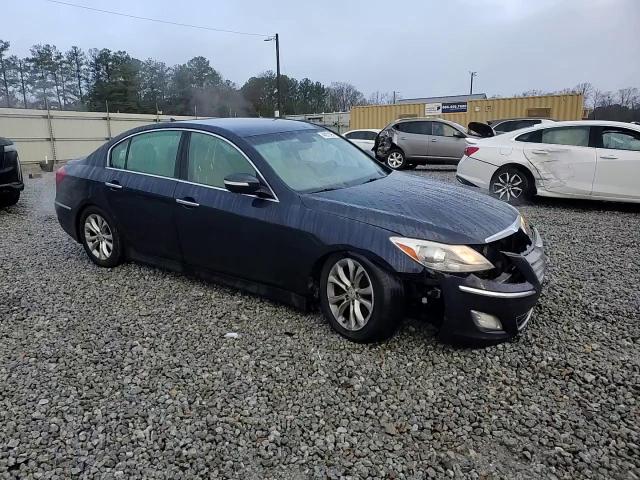 2013 Hyundai Genesis VIN KMHGC4DD5DU209609 Copart auction photo, front end / undercarriage damage thumbnail 13