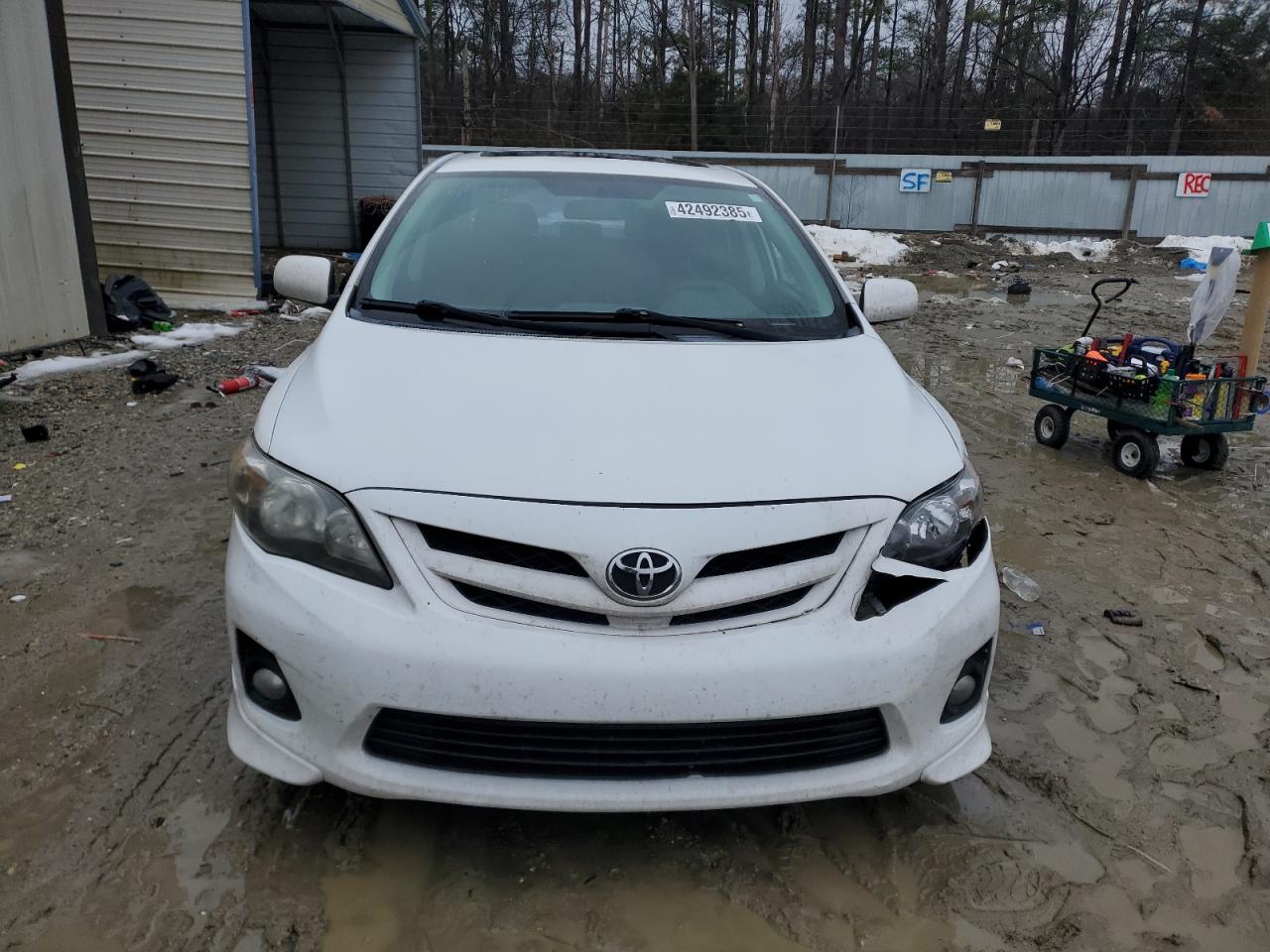 2011 Toyota Corolla VIN 2T1BU4EE9BC615163 Copart auction photo, front end damage thumbnail 5