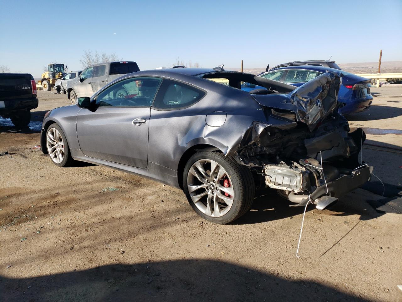 2016 Hyundai Genesis VIN KMHHU6KJ9GU136464 Copart auction photo, rear end / front end damage thumbnail 2