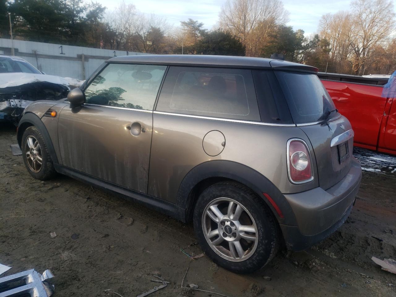 2012 MINI Cooper VIN WMWSU3C52CT255545 Copart auction photo, frame damage damage thumbnail 2