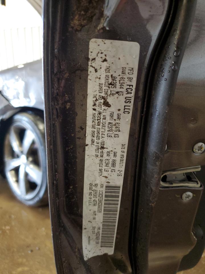 2016 Dodge Dart VIN 1C3CDFEB0GD682528 Copart auction photo, rollover damage thumbnail 13