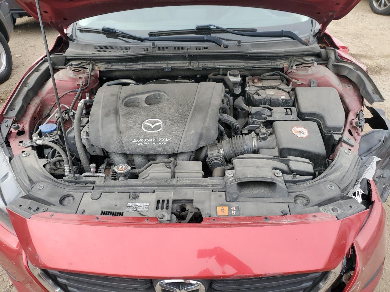 2018 Mazda 3 VIN 3MZBN1V3XJM223032 Copart auction photo, front end / side damage thumbnail 11
