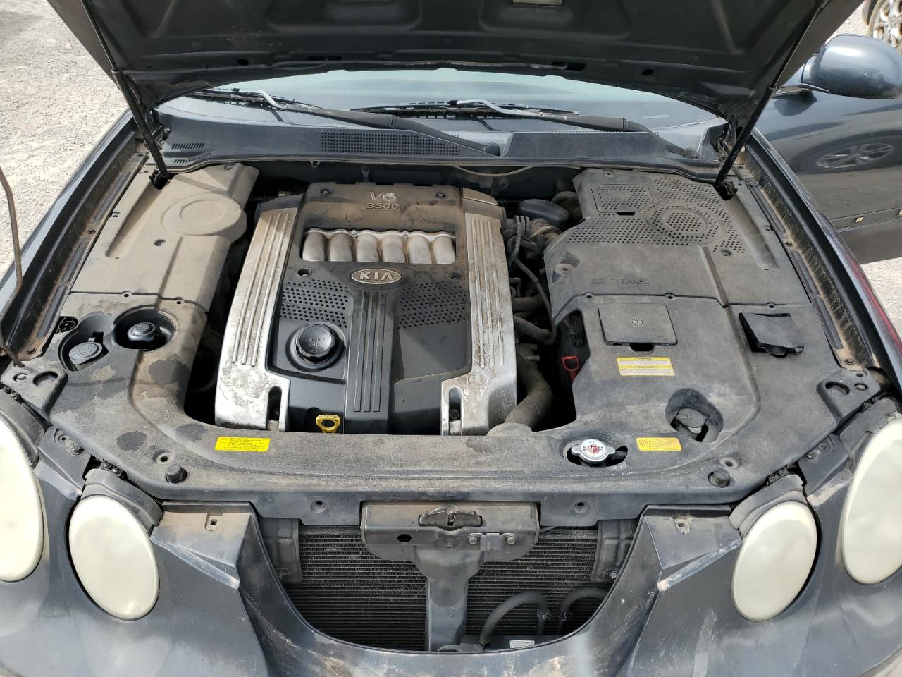 2005 KIA Amanti VIN KNALD124955073978 Copart auction photo, rear end / side damage thumbnail 13