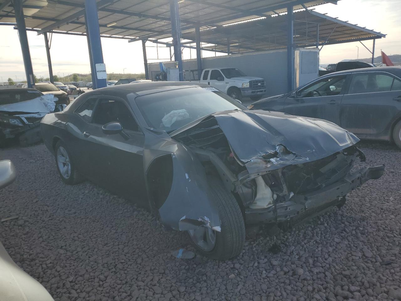 2013 Dodge Challenger VIN 2C3CDYAG7DH607269 Copart auction photo, front end damage thumbnail 4