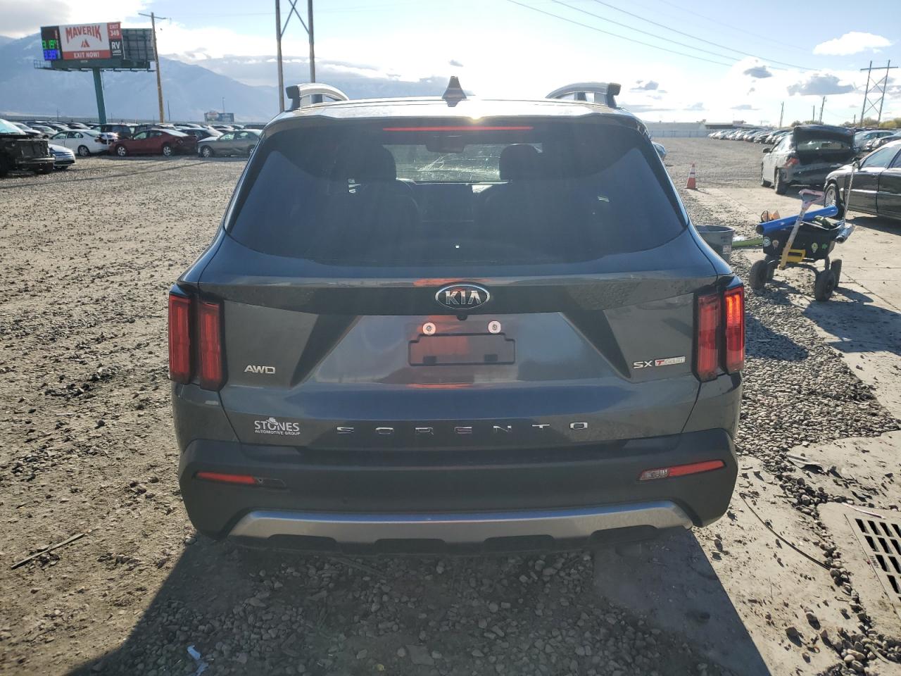 2021 KIA Sorento VIN 5XYRKDLF8MG044773 Copart auction photo, front end damage thumbnail 6